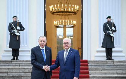 Erdogan in Berlijn voor treffen met president en bondskanselier