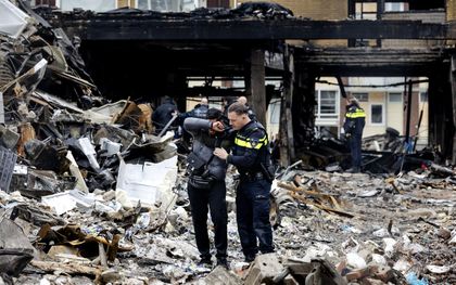 Familie vermiste vindt lichaamsdeel onder puin explosie Rotterdam
